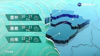 明天白天起東北季風減弱氣溫回升 東半部沿海注意大雨｜華視生活氣象｜華視新聞 20220318