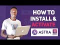 How To Install And Activate Astra Theme For Elementor