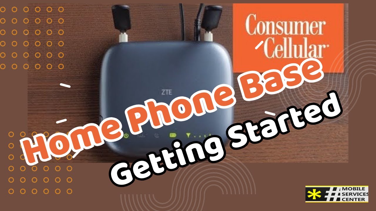 Getting Started With Home Phone Base Consumer Cellular Youtube