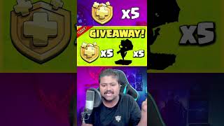 Gold Pass Giveaway 😱😱 #shorts #coc