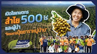 ตอนที่ 3 เสียงจริงเกษตรกรปลูกลำไย 500 ไร่ และผู้นำ “โครงการปุ๋ยยาราหมู่บ้าน” คุณปราง เพ็งมณี