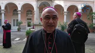 Mgr Souchu nous adresse quelques mots en direct de Rome