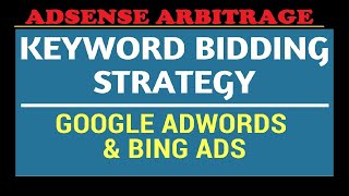How we Optimize Keyword Bidding Strategy for Google AdWords and Bing Ads PPC Advertising