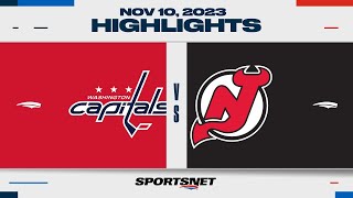 NHL Highlights | Capitals vs. Devils - November 10, 2023