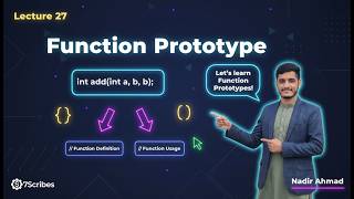 C++ Function Prototype Explained | Declaration Before Definition | Lecture 27