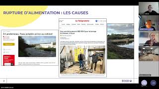 Webinaire ECOD'O : Se préparer à une interruption de l'approvisionnement en eau