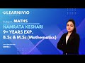 Learnivio | Maths Lect 9th CBSE M1 01-10-2024