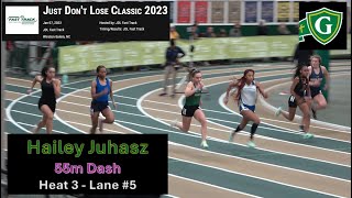 2023-01-07 - Hailey Juhasz - 55m Dash - Cardinal Gibbons - Just Don't Lose Classic 2023 - JDL NC