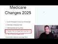 medicare changes in 2025 part d drug plans are shocking