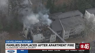 Massive fire destroys DeKalb County apartment complex