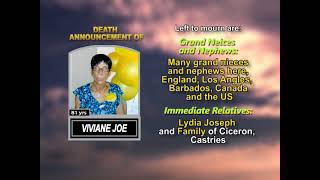 Vivian Joe ~ Long Obituary