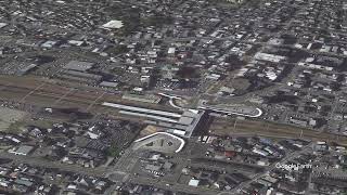 Google Earth　島田駅(静岡県)　東海道線