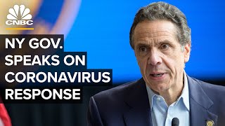 New York Gov. Andrew Cuomo holds a briefing on the coronavirus outbreak — 7/8/2020