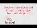 How To Clone A Laravel Project From Github Fullstack Web Mp3 Music ...