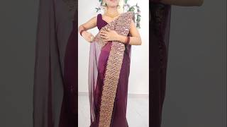 broad border jimmy choo saree style|#sareedrapings #drapingsaree #fashion