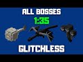 Minecraft - All Bosses in 1:35 (TAS)