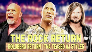 ROCK SMACKDOWN RETURN | GOLDBERG RETIREMENT TIME | SHANE MCMAHON AEW | ELIAS TNA | OBA FAMI TNA.....