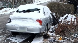 Get Marty: Family Wants Compensation After Car Hit Twice By Salt Truck