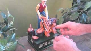 Cast-Iron Woodcutter Bank - 46315