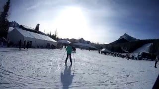 Sunny January Skiing at Nakiska