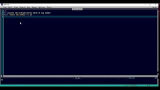 How to execute multiplication table of any number IN QBASIC