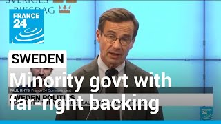 Sweden's right wing agrees to form govt with far-right backing • FRANCE 24 English