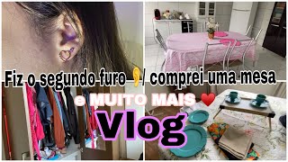 Vlog: Furei a orelha/ tive uma conquista/ comprinhas de casa e muito mais🙌🏠