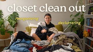 an adhd girlie attempts a major closet cleanout... it was chaotic