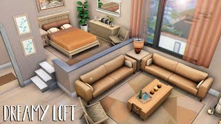 Dreamy Loft Apartment 🤍...(Sims 4 Speed Build)