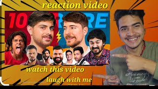 MR BEAST PARODY 63 Ft. INDIAN CREATORS CARRYMINATI Raj__rectt React to BIGGEST Youtube COLLAB😱