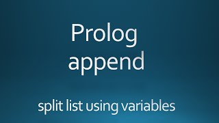 prolog split list