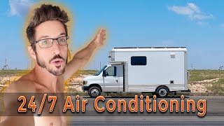 Run your Van Life Air Conditioner 24/7 on Solar Power