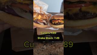 #culvers vs #shakeshack #review #fastfood #burger