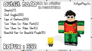 10 Awesome Roblox Outfits - roblox admin cape commands