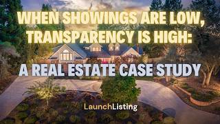 When Showings Are Low, Transparency Is High: A Real Estate Case Study