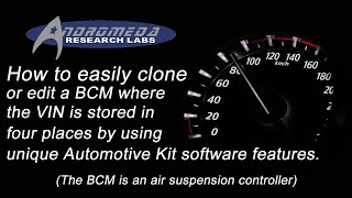 How to clone BCM Modules or VIN change/VIN edit a BODY CONTROLLER with the VIN stored in four places