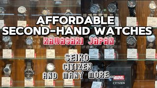 Affordable Second-hand Watches Seiko, Citizen