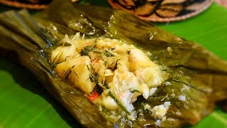 Mok Pa -  Lao Steamed Fish