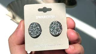 [aneuf] Swarovski 멜리 큐빅 볼드 귀걸이