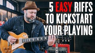 EASY Guitar Riffs to Kickstart Your Playing