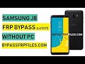 Samsung J8 (SM-J810G) FRP (Google Account) Lock Remove Done Without Combination | Without PC Method