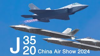 J-35 & J-20 Stun at China Air show – Dual Stealth Era Begins! 中國雙第五代隱身戰機：殲-35與殲-20齊聚航展！