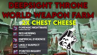 Destiny 2 Deepsight Throne World Weapon Farm