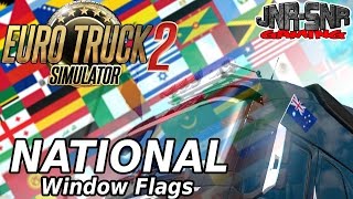 National Window Flags DLC | EURO TRUCK SIMULATOR 2 DLC | ETS2 DLC
