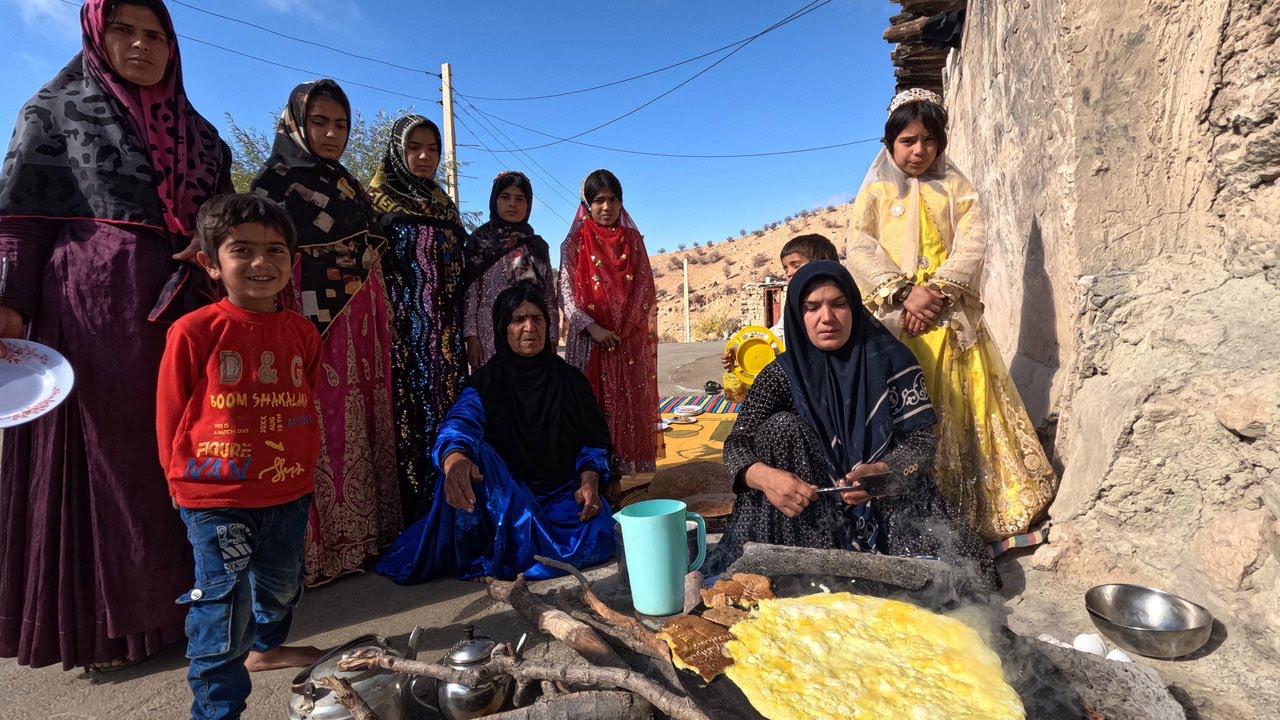 Delicious Nomadic Breakfast Village Lifestyle Of Iran 2022 Youtube