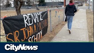 Students call for renaming of Calgary’s Sir John A. Macdonald School