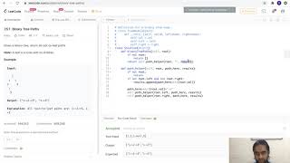 Leetcode-257 : Binary Tree Paths (Recursive and iterative solution)