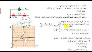 التمرين الاول في الظواهر الكهربائية الدارة RL باك 2021 الاستاذ طيايبة