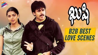 Pawan Kalyan Kushi Movie B2B BEST LOVE Scenes | Bhumika | Pawan Kalyan | Telugu FilmNagar