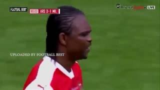 Nwankwo Kanu Hat trick   Arsenal Legends vs Milan Glorie